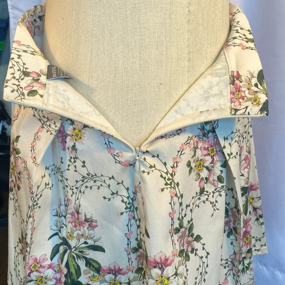 💋 4 FOR $50 / BLUGIRL FOLIES Floral Pleated Mini Skirt (Sz. 8) (EUC) - Picture 8 of 9